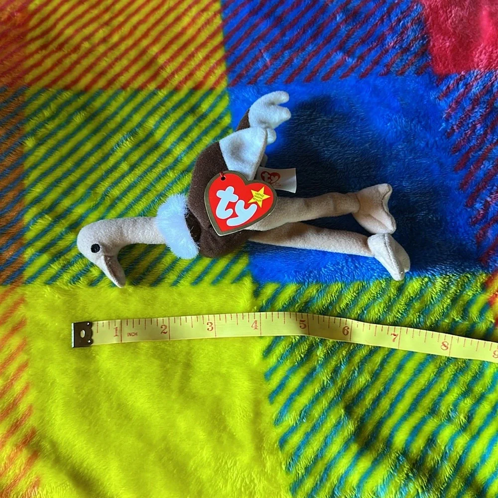 Ty Stretchy the Ostrich Teenie Beanie Baby